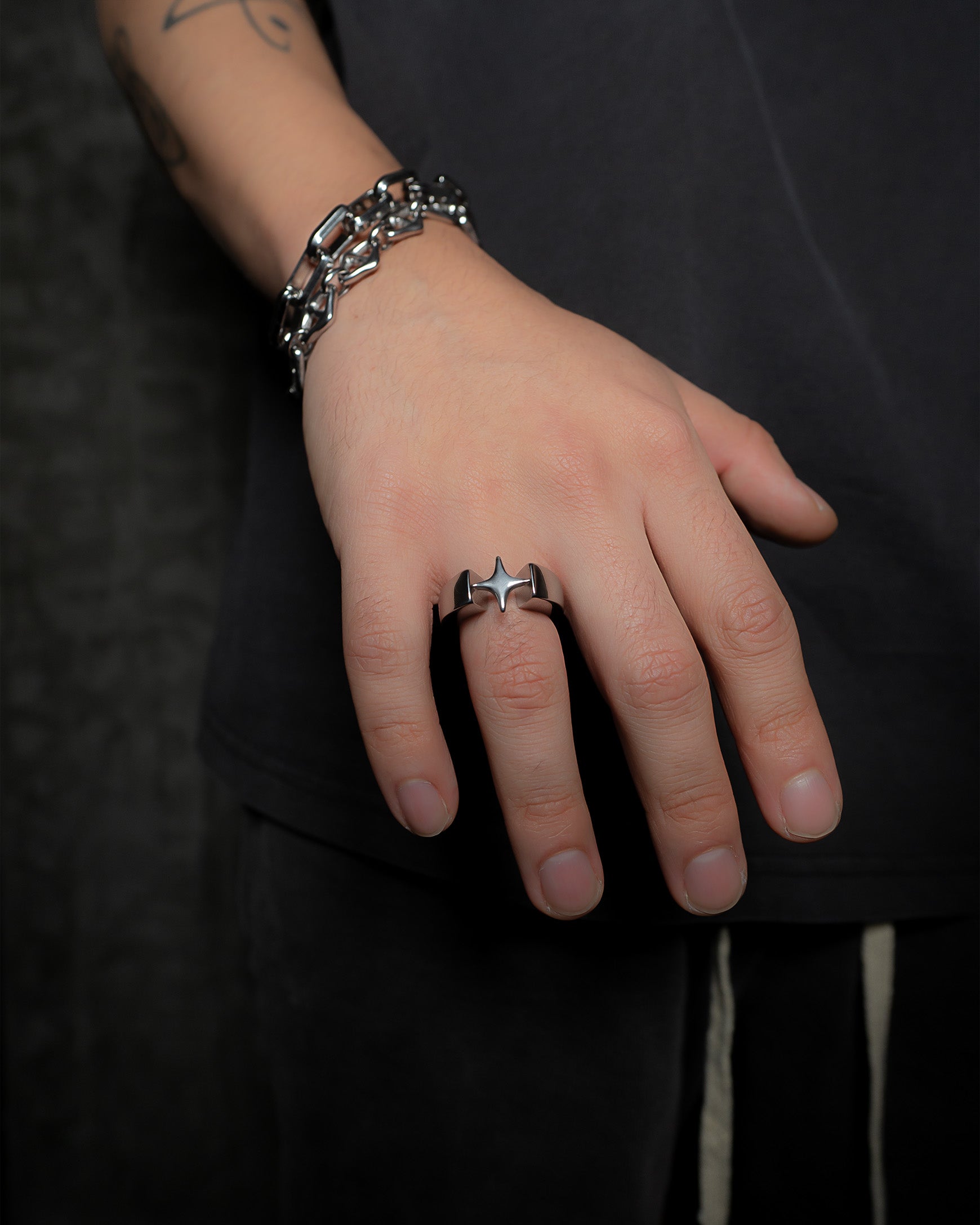Y2K Star Ring
