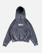 NPC Heavy Hoodie Washed Blue